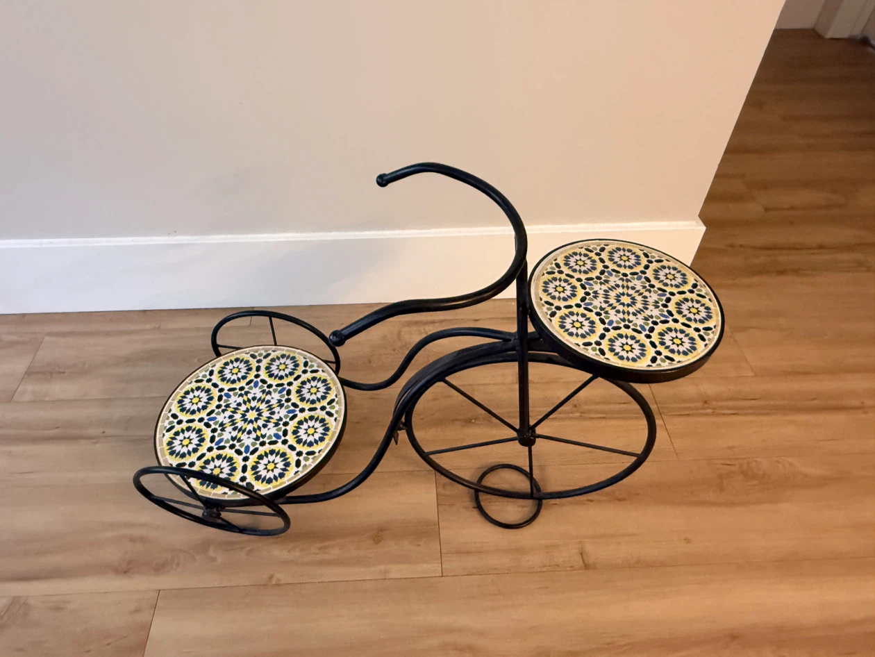 Decorative Bicycle Plant Stand - photo 2
