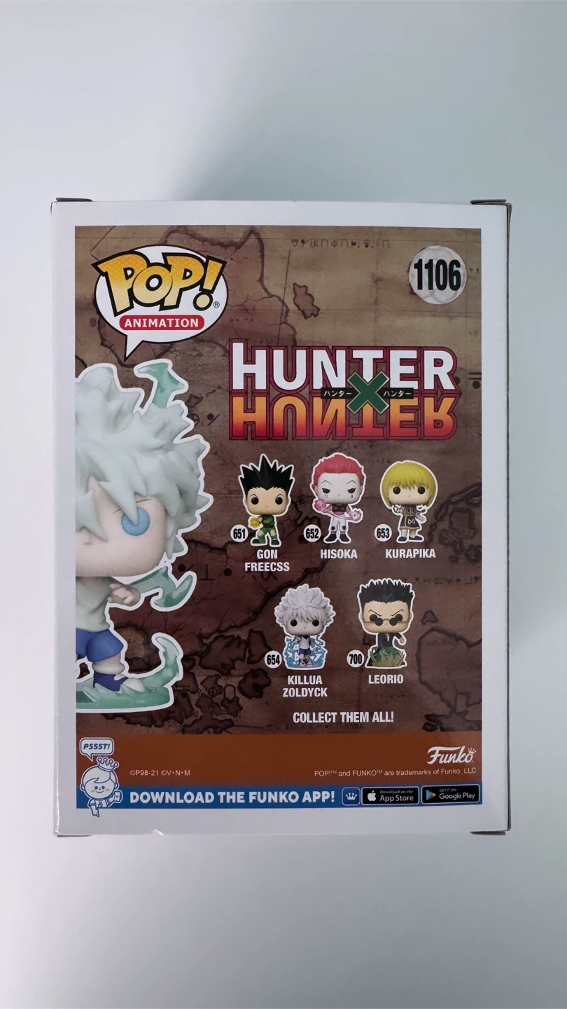 Funko Pop Hunter x Hunter - Killua Zoldyck #1106 - photo 4