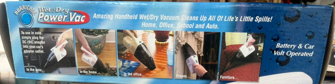 Hurricane Wet & Dry Power Vac Handheld Vacuum - photo 3