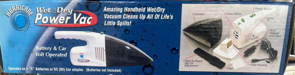 Hurricane Wet & Dry Power Vac Handheld Vacuum - photo 4