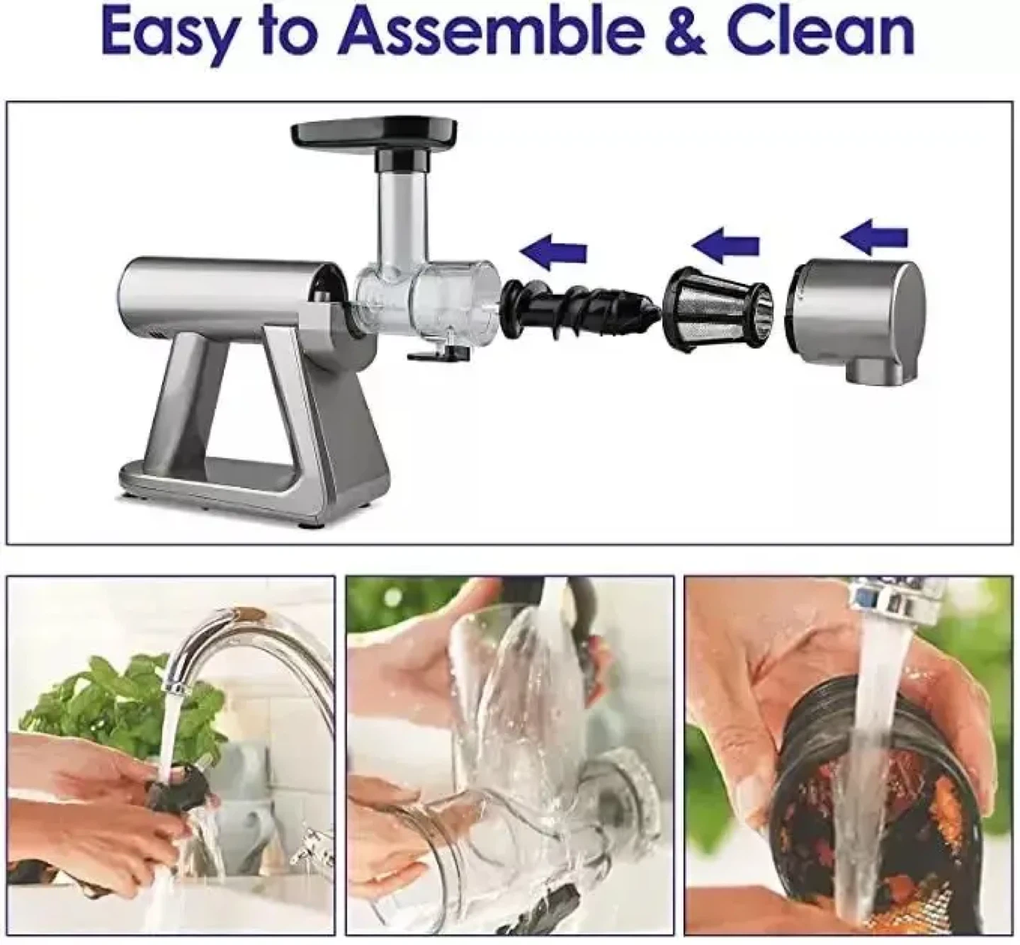 Zuukoo Juicer Machines, Slow Masticating Juicer - photo 2