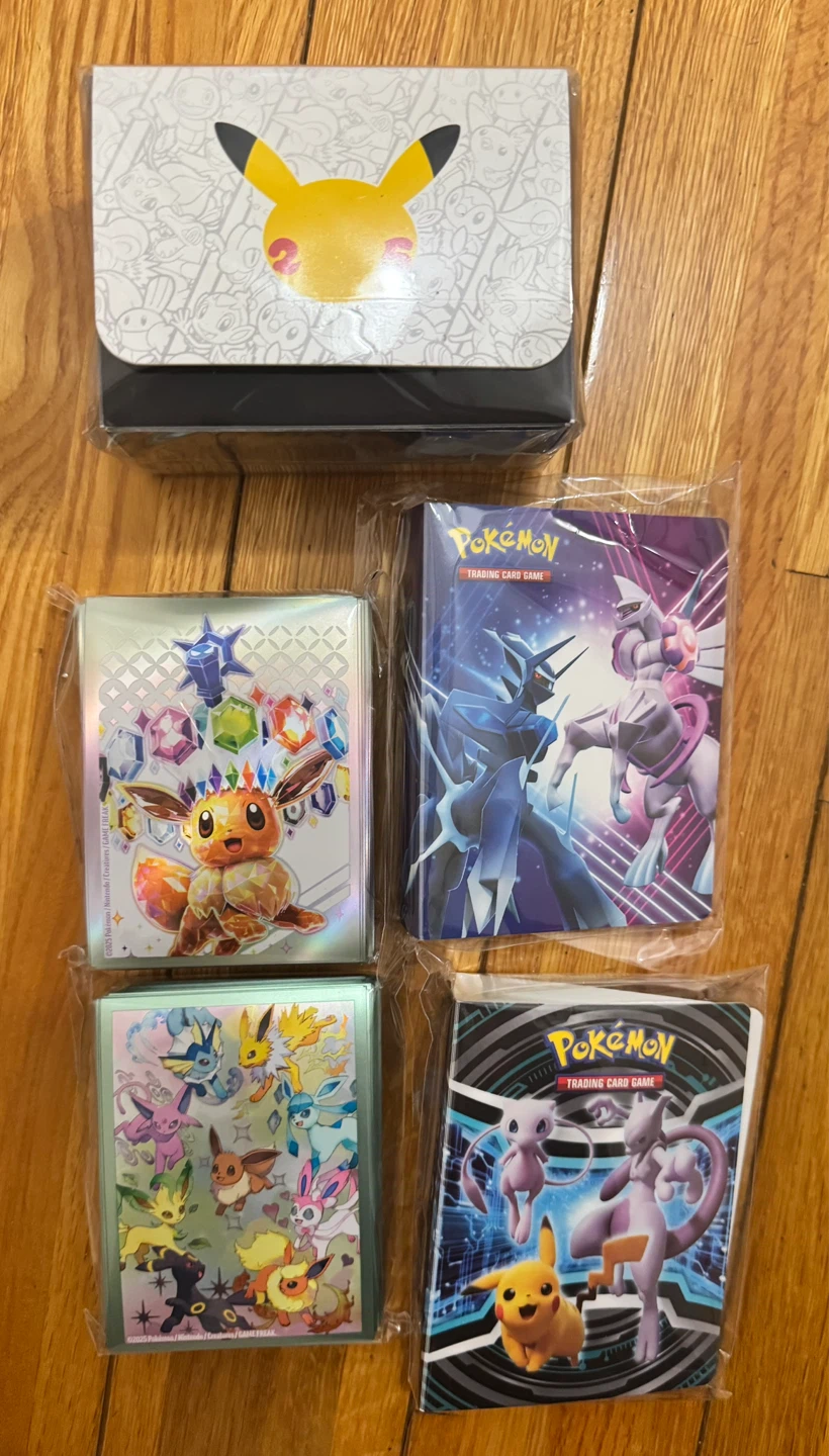 Pokemon Card Sleeves and Deck Box Set