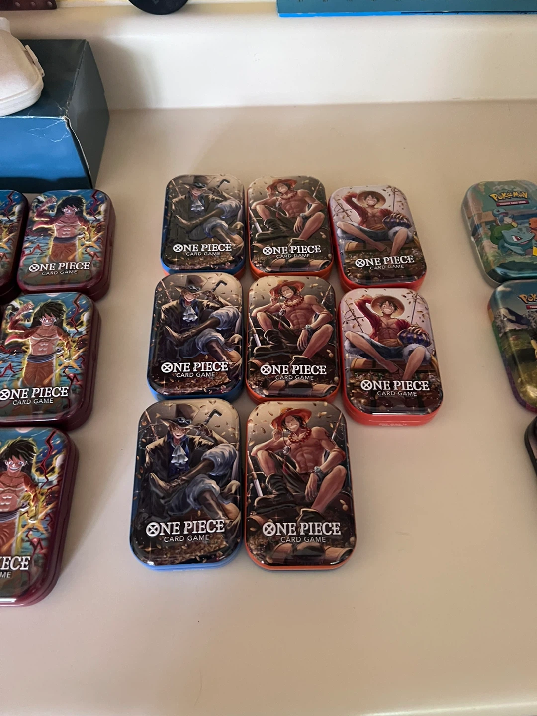Empty One Piece & Pokémon Trading Card Game Tins - photo 2