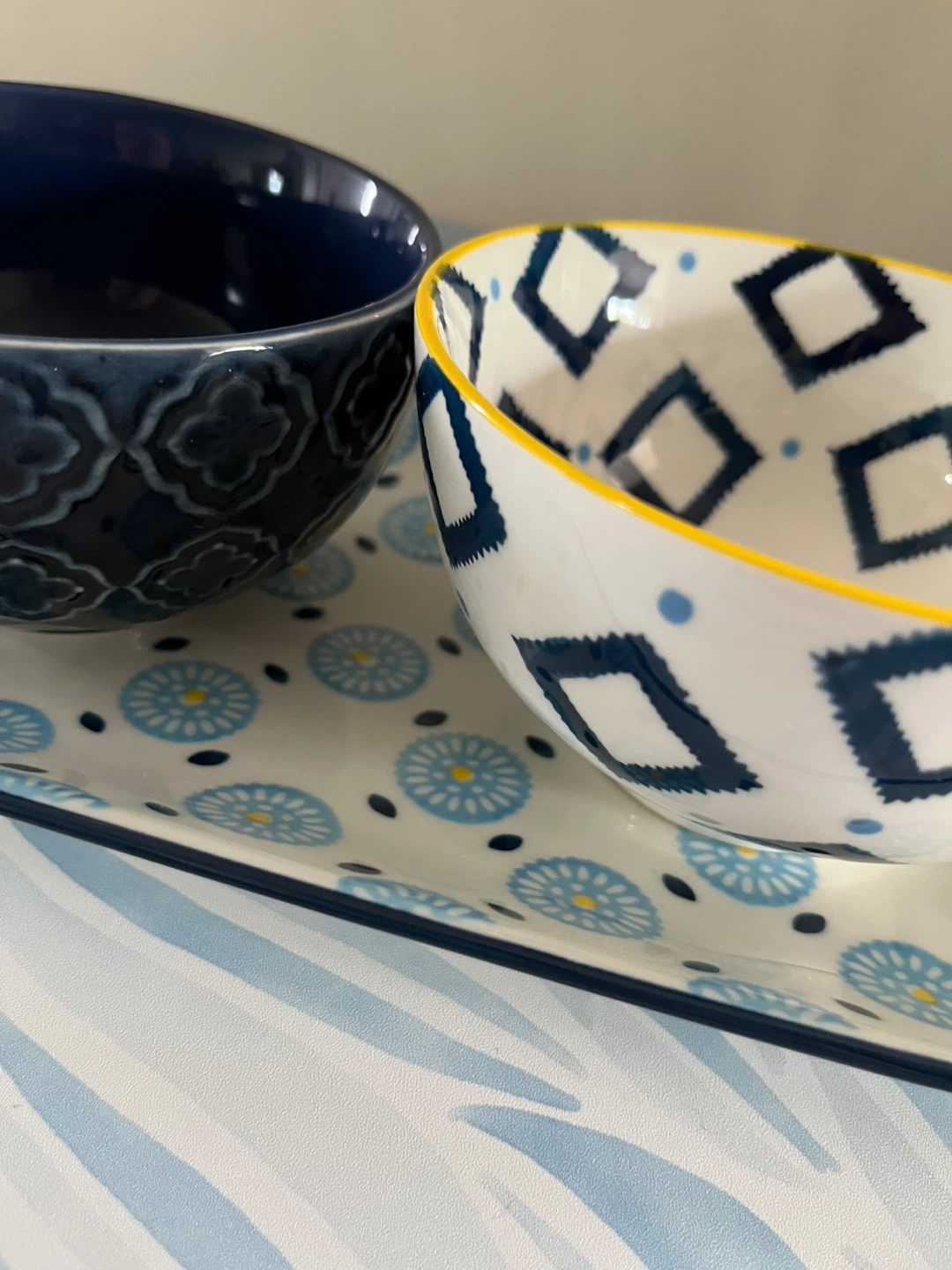Ceramic Serving Tray and Bowls Set - photo 2