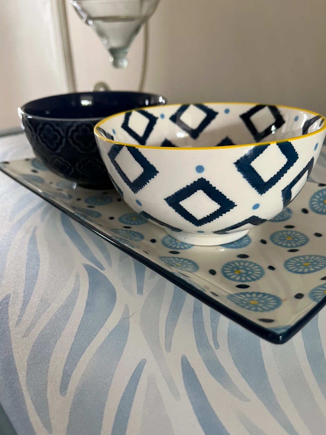 Ceramic Serving Tray and Bowls Set - photo 3