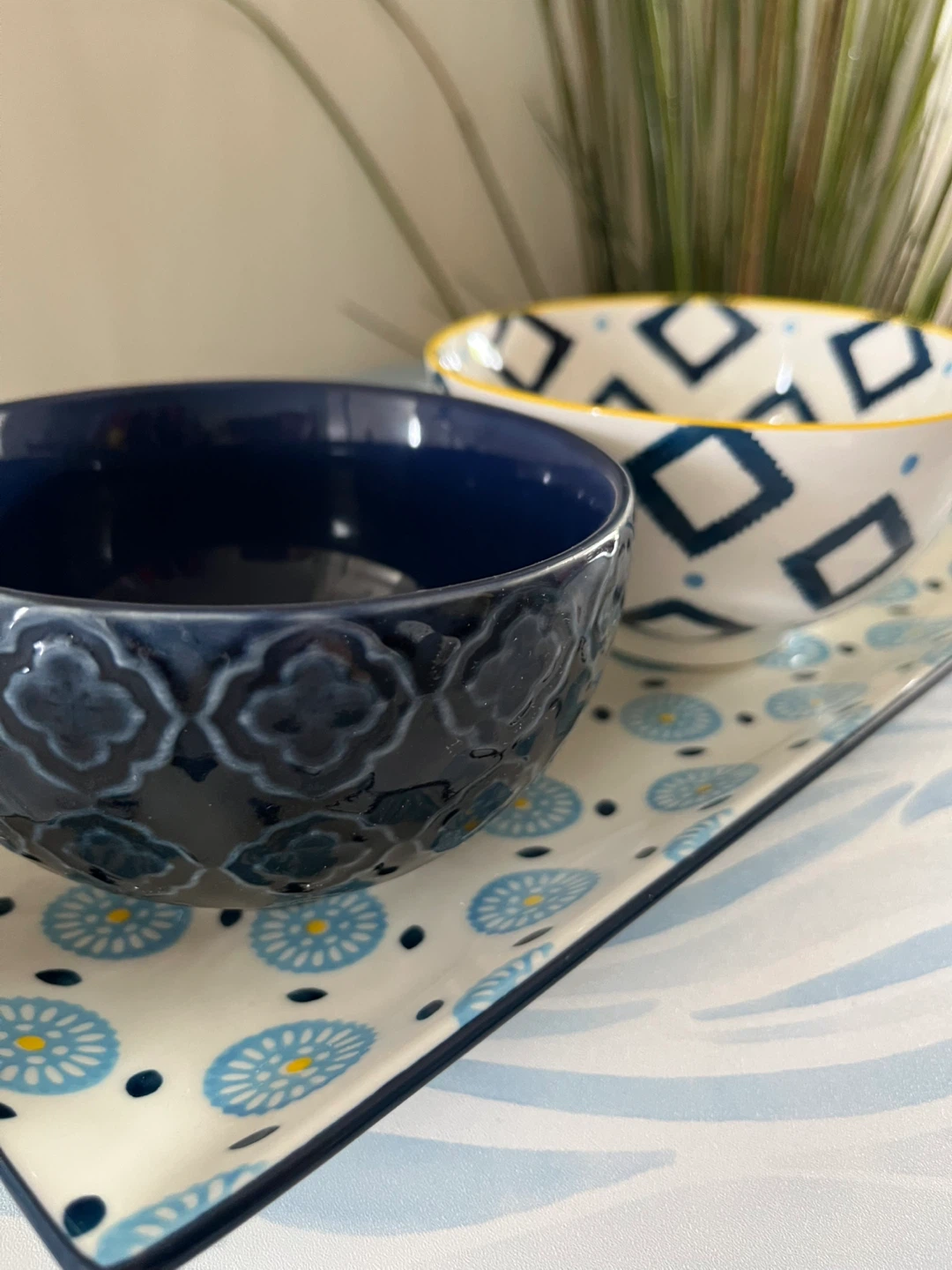 Ceramic Serving Tray and Bowls Set - photo 4