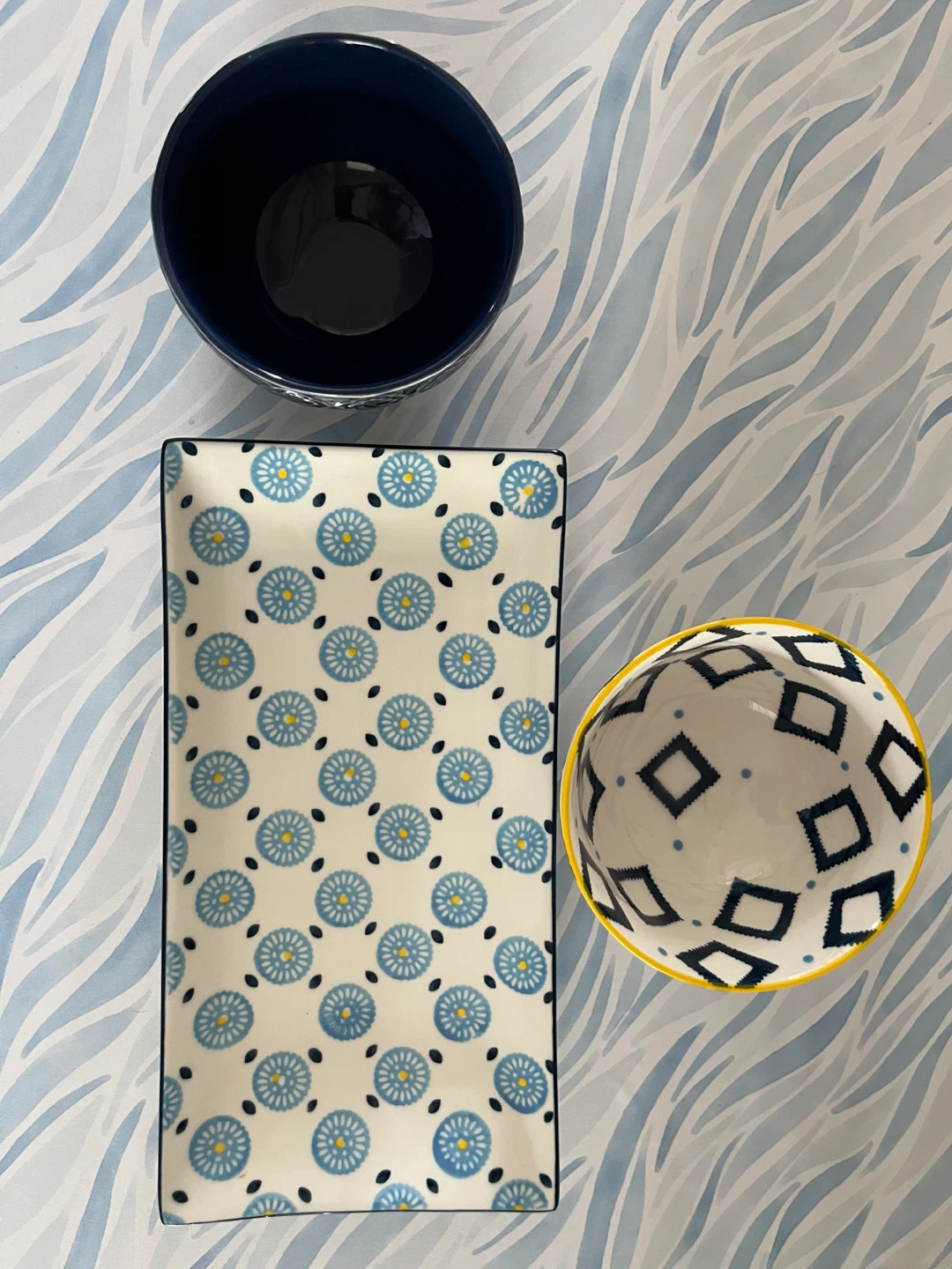 Ceramic Serving Tray and Bowls Set - photo 5
