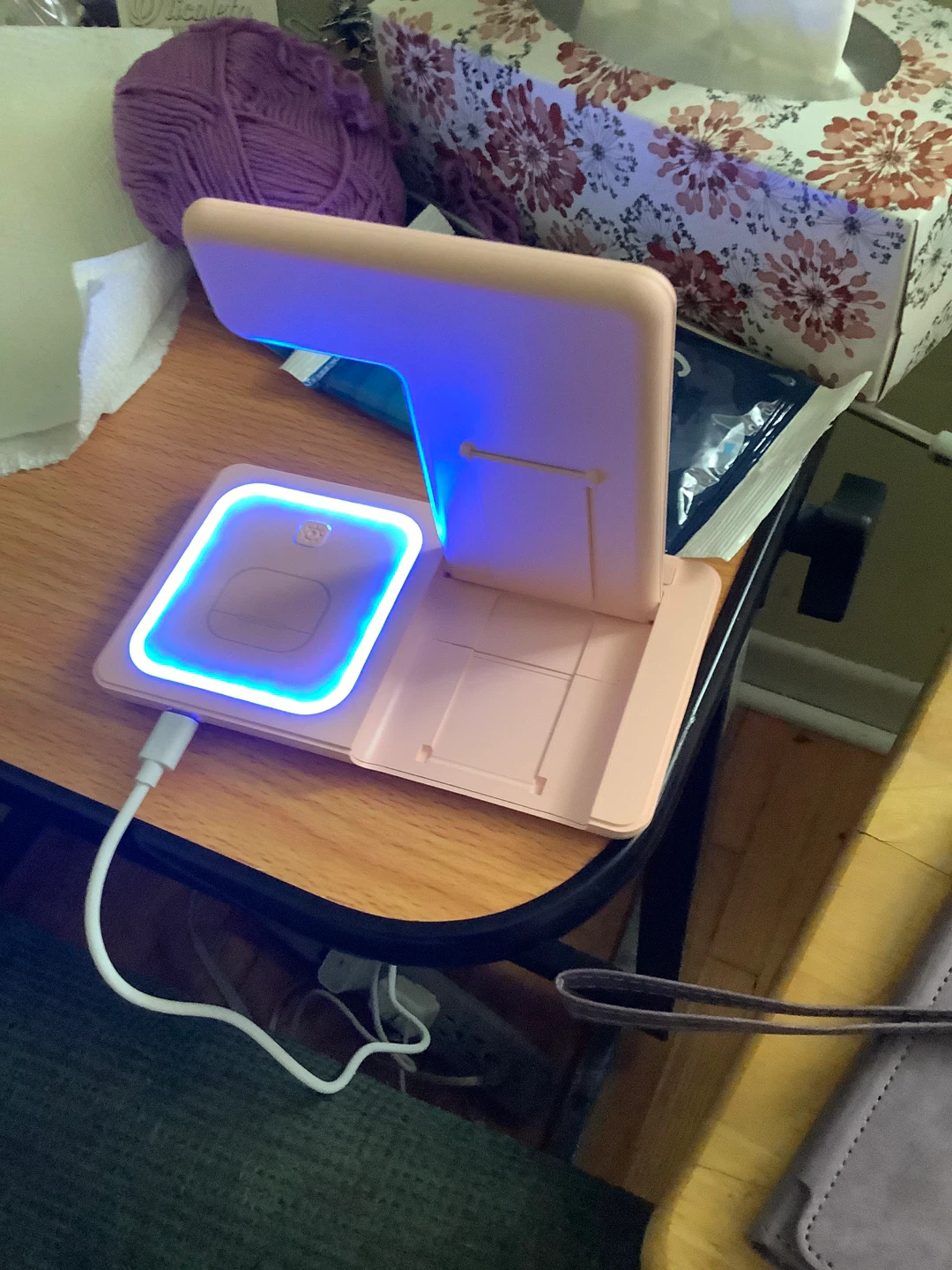 3-in-1 Wireless Charger for Phone, Watch, and Headset - photo 4