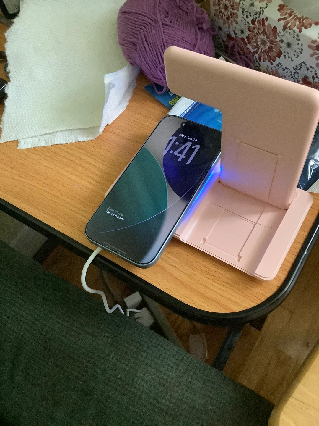 3-in-1 Wireless Charger for Phone, Watch, and Headset - photo 3