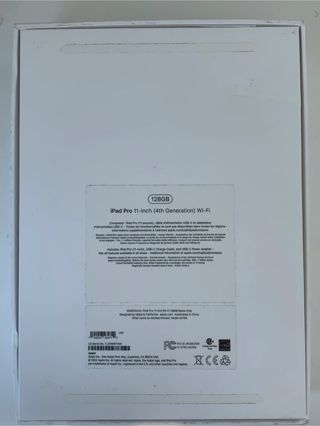 Apple iPad Pro 11-inch (4th Gen) Wi-Fi 128GB - photo 2