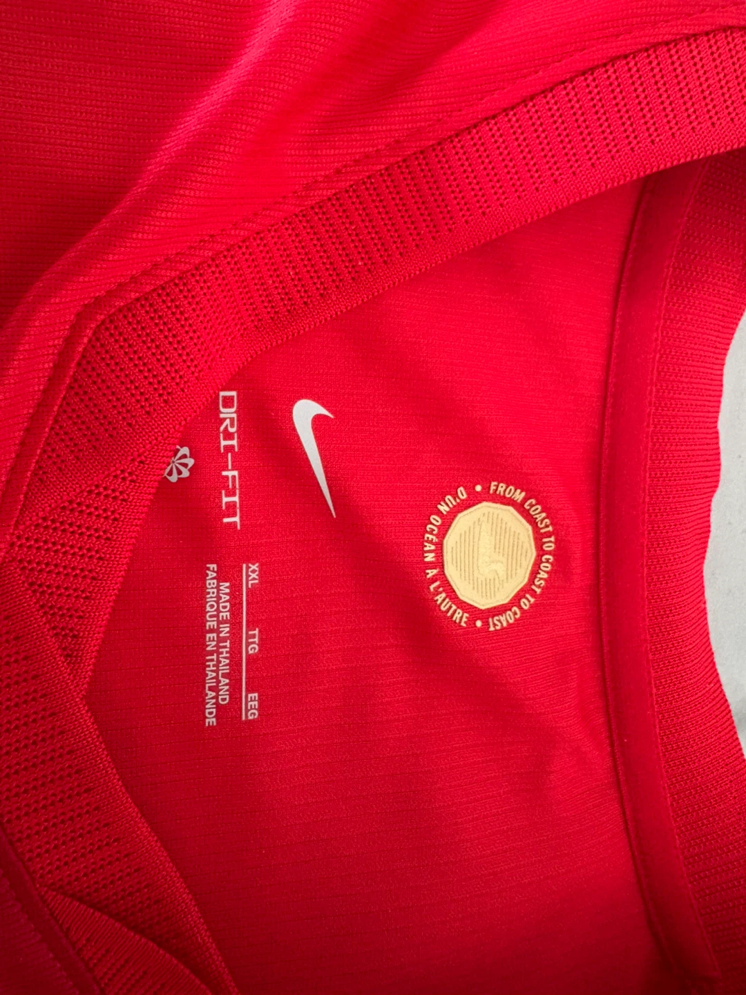 Nike Canada 2026 FIFA Soccer Jersey XXL - photo 2