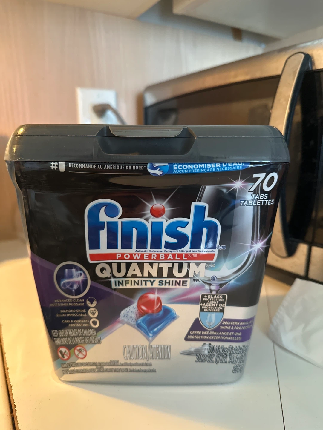 Finish Powerball Quantum Dishwasher Tabs - 70 Count
