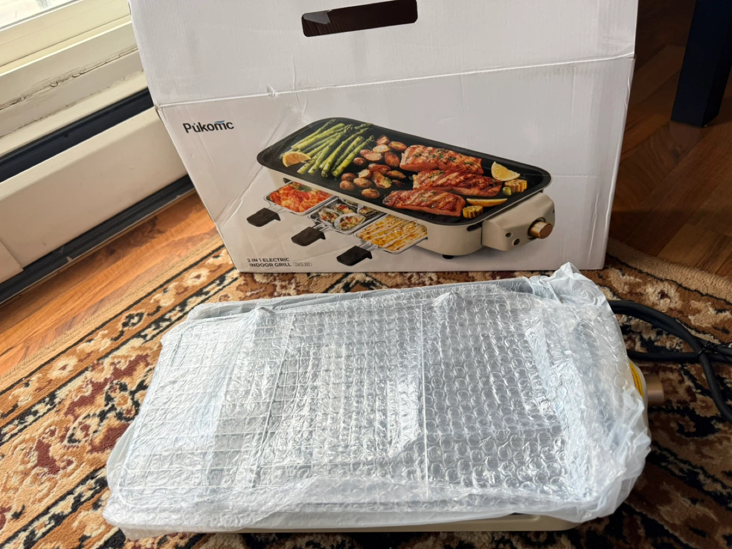 Pukomic 3-in-1 Electric Indoor Grill
