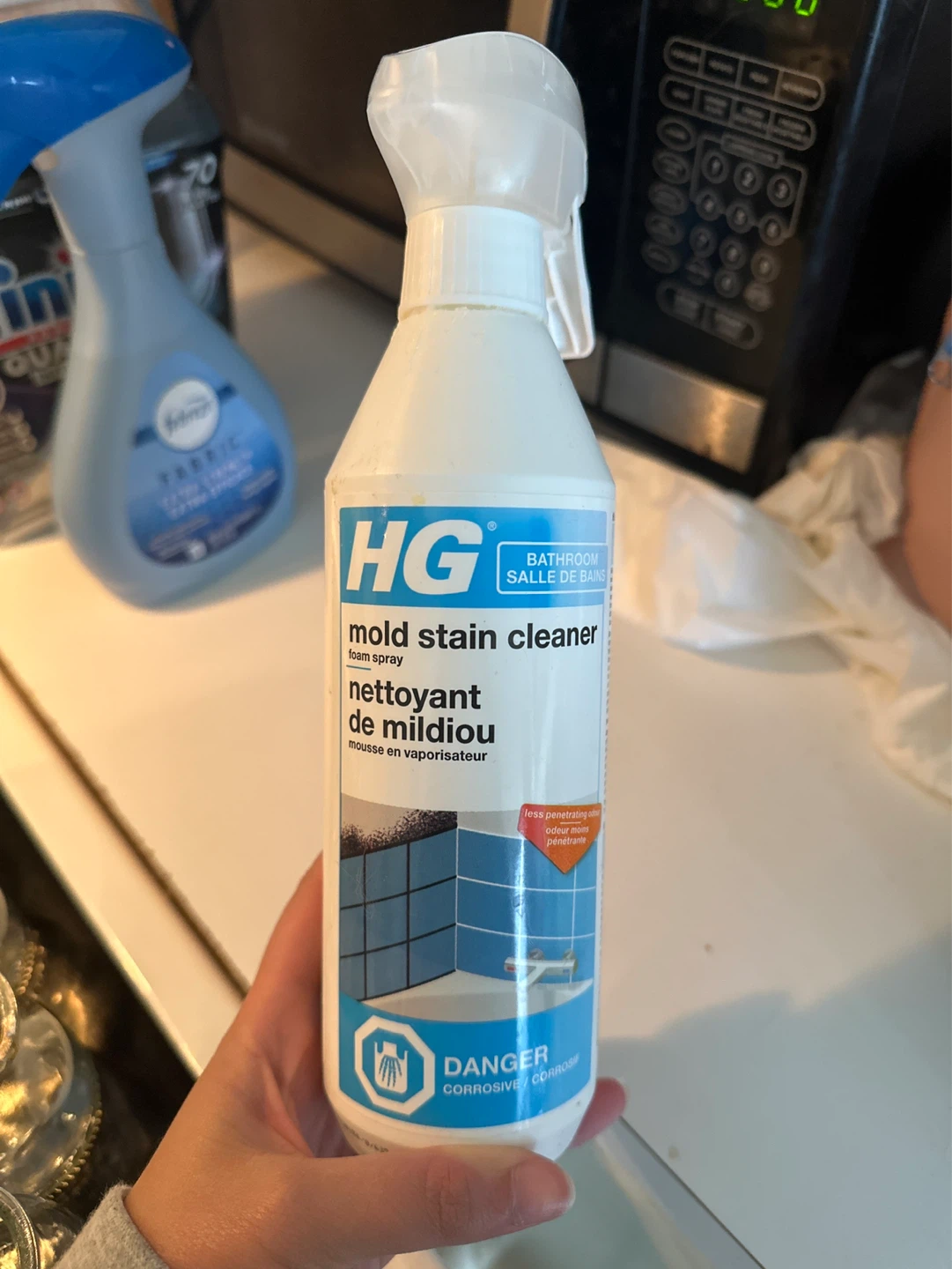 Completely full ‼️ HG Mold Stain Cleaner Foam Spray