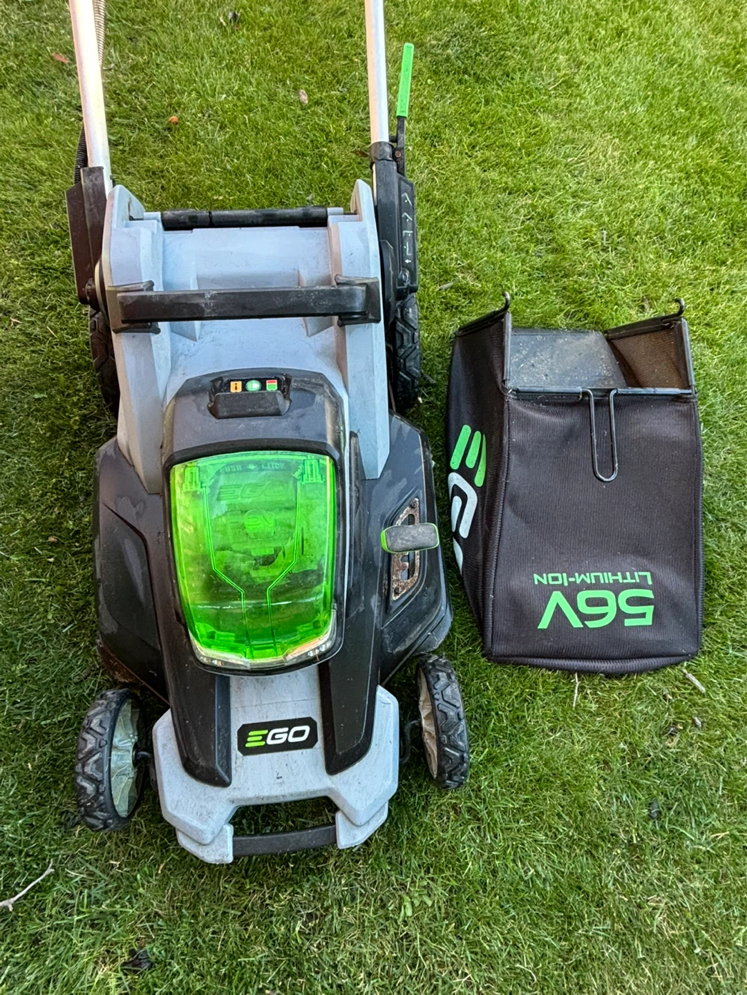 EGO 56V Lithium-Ion Lawnmower with Grass Catcher - photo 2