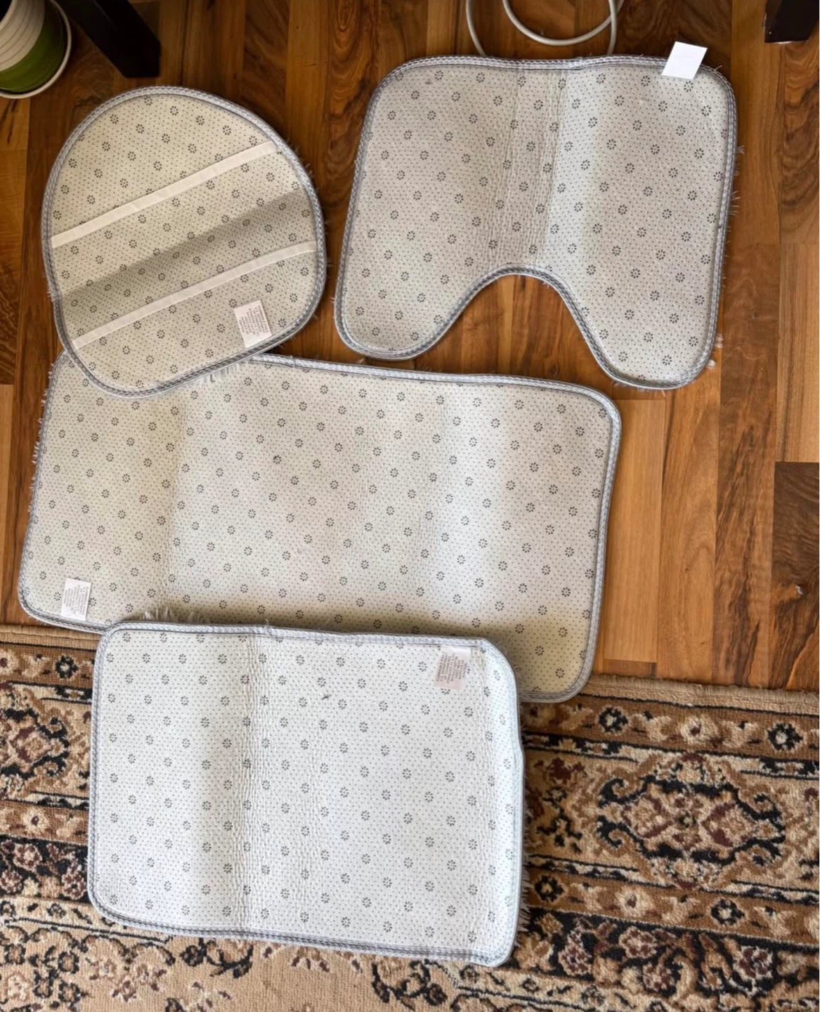 5-Piece Fluffy Bathroom Rug Set - photo 3