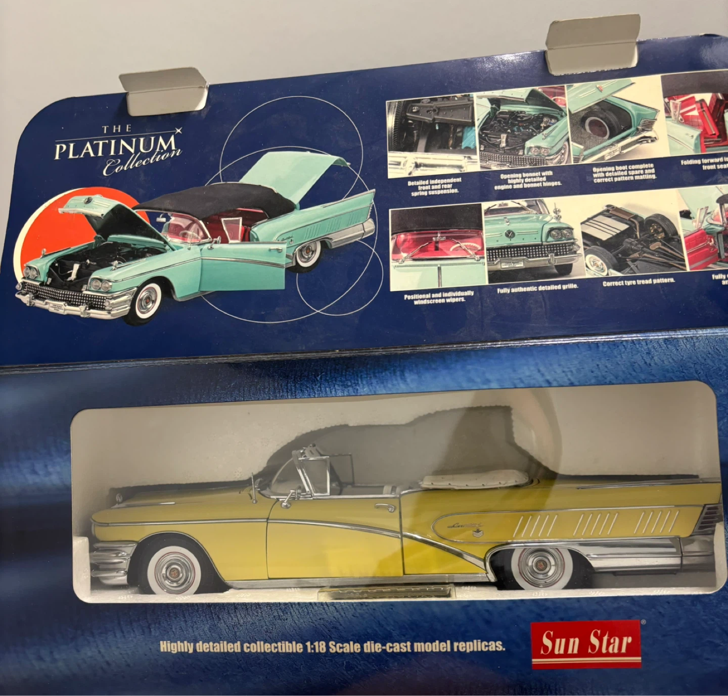 Sun Star 1958 Buick Limited Convertible Die-Cast Model
