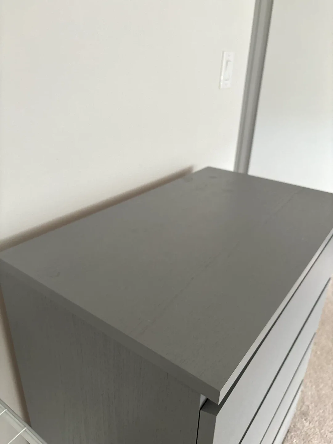 Grey 4-Drawer Dresser - photo 4