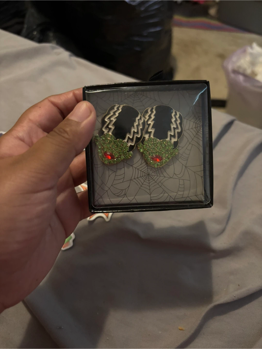 Bride of Frankenstein Stud Earrings