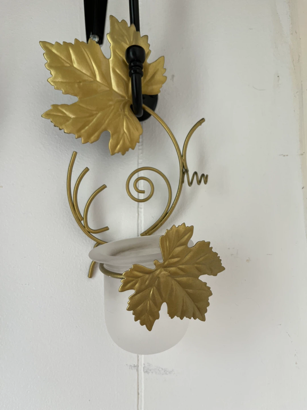 Gold Leaf Wall Sconces (Set of 2) - photo 3