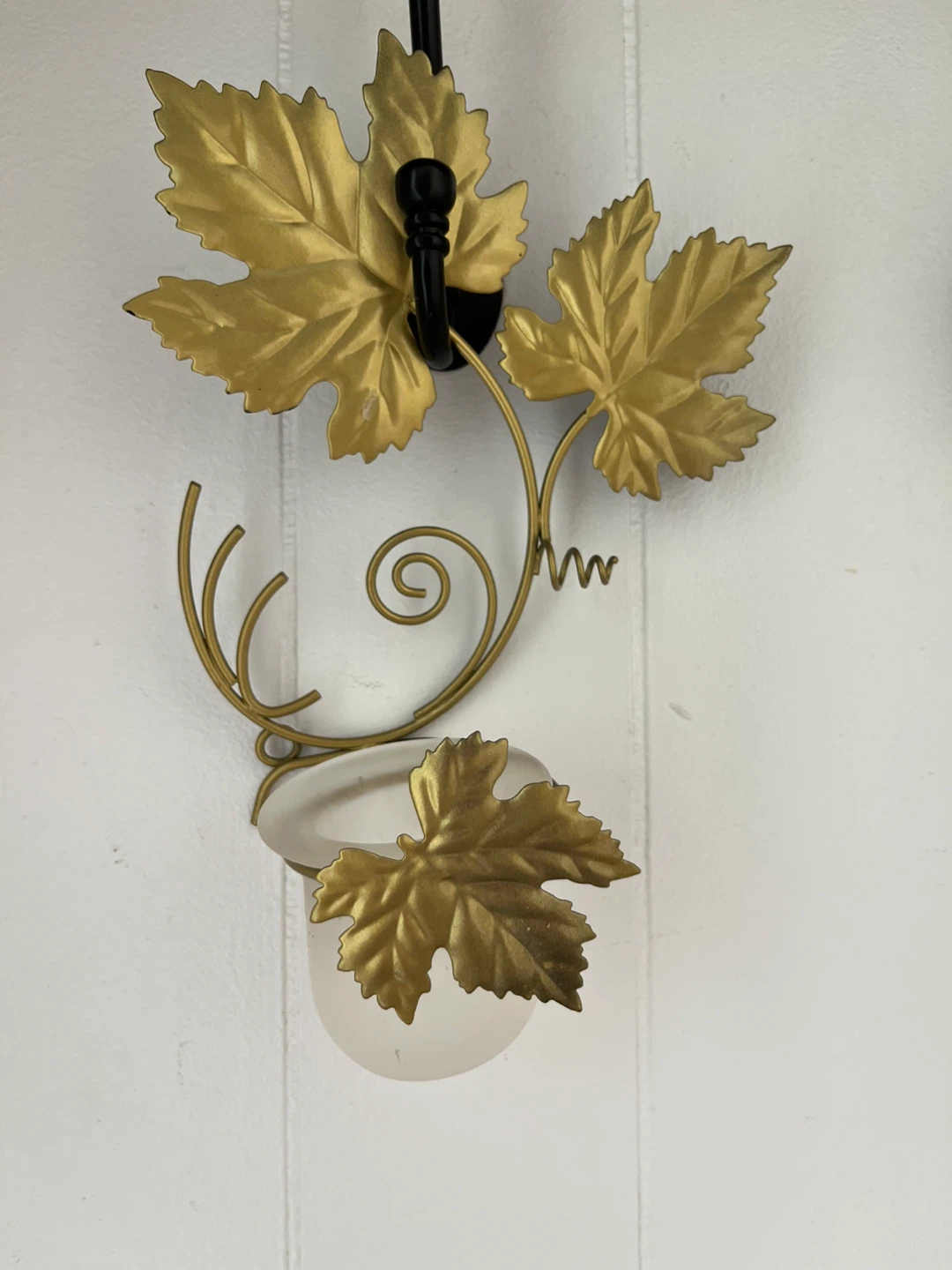 Gold Leaf Wall Sconces (Set of 2) - photo 4