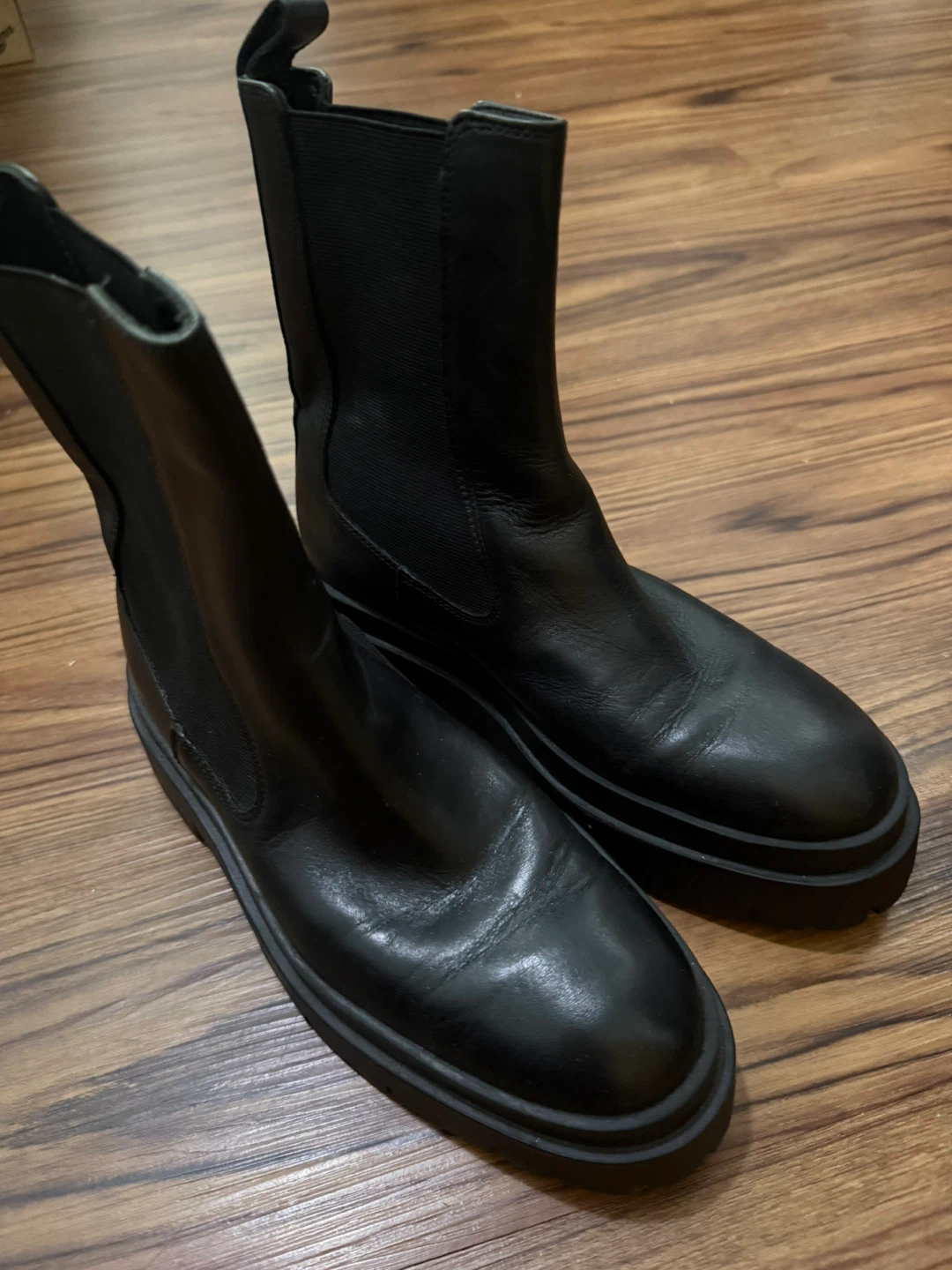 Black Zara boots