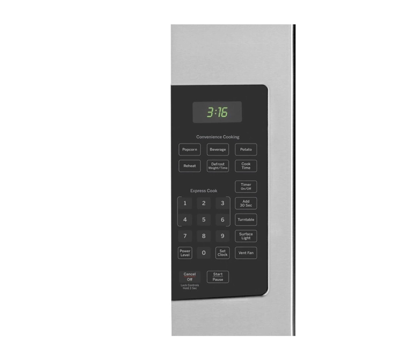 GE 30”1.6 cu. ft. Capacity , Stainless Steel Microwave - photo 2