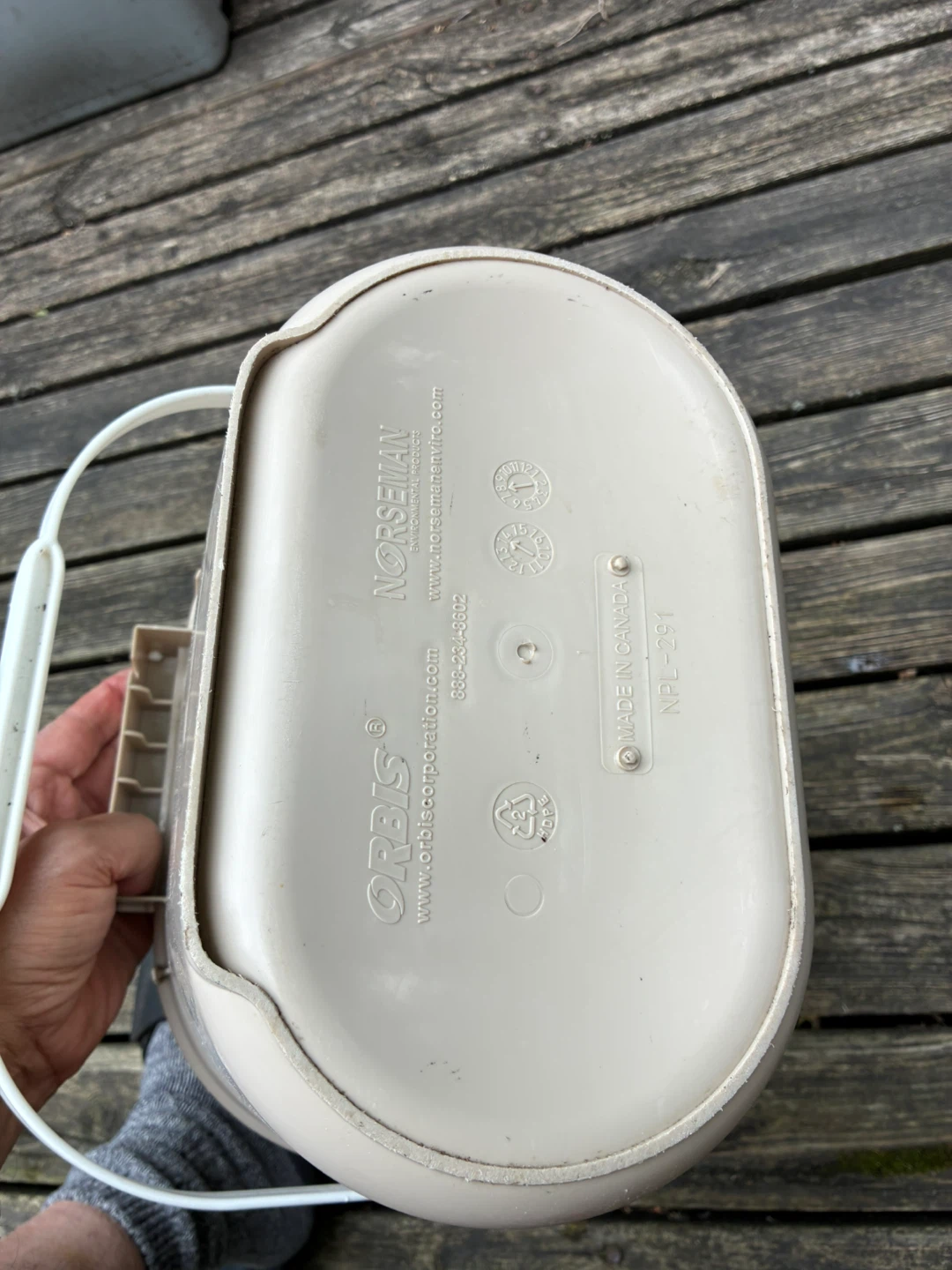 $5 kitchen size organic waste bin Donlands O'Connor compost - photo 3