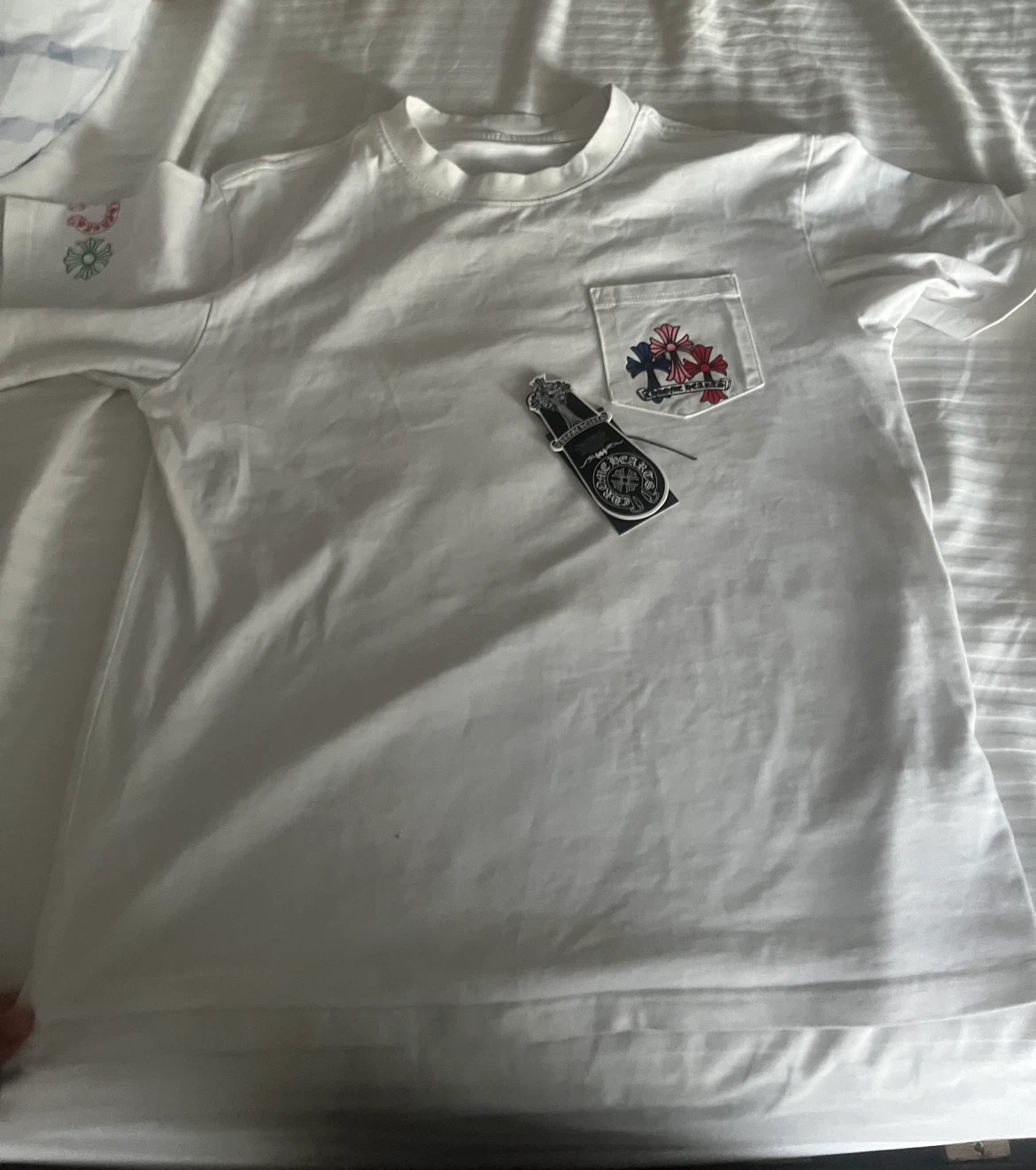 Branded hoodies and Chrome Hearts White T-Shirt - photo 2