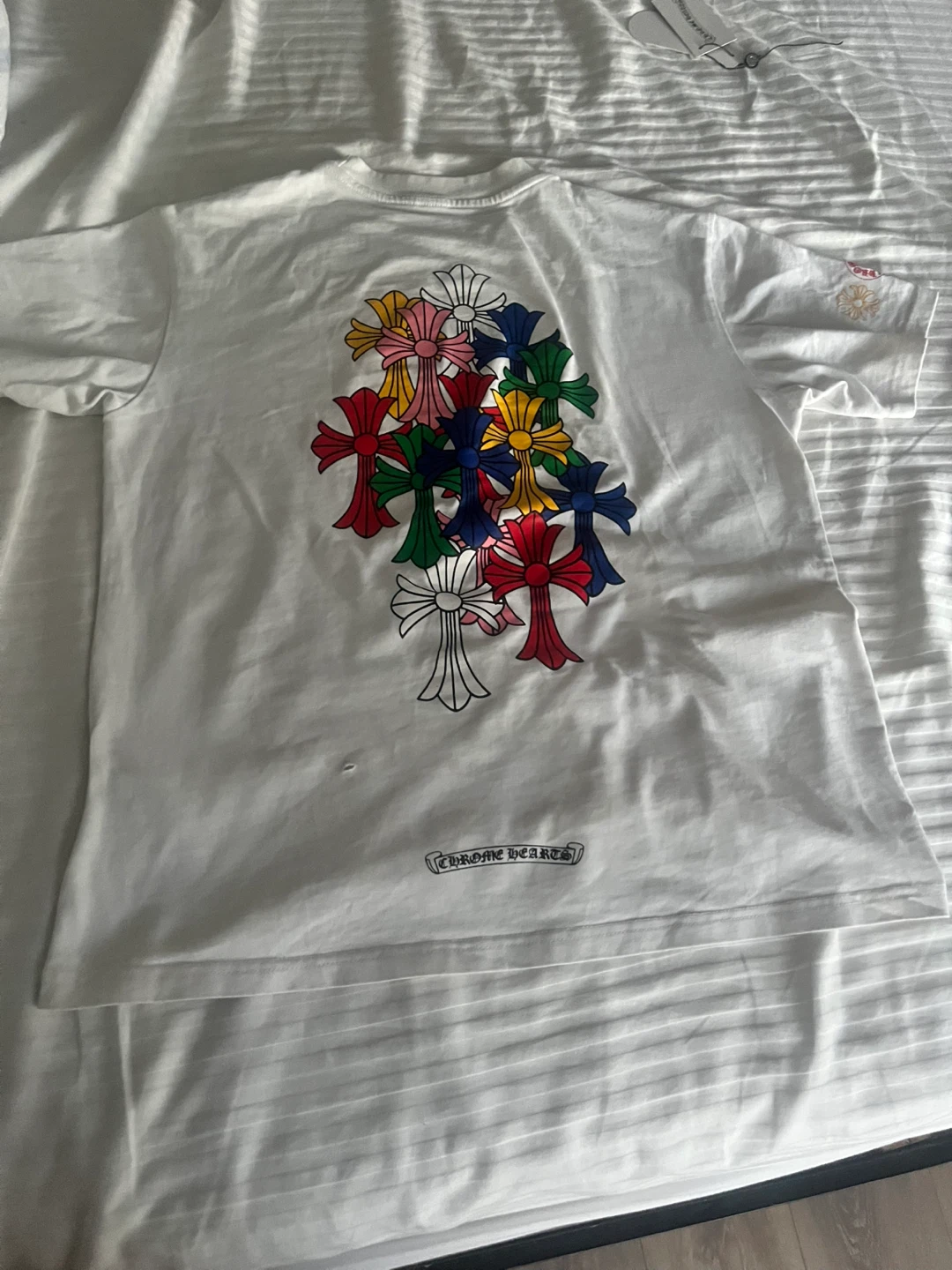 Branded hoodies and Chrome Hearts White T-Shirt - photo 3