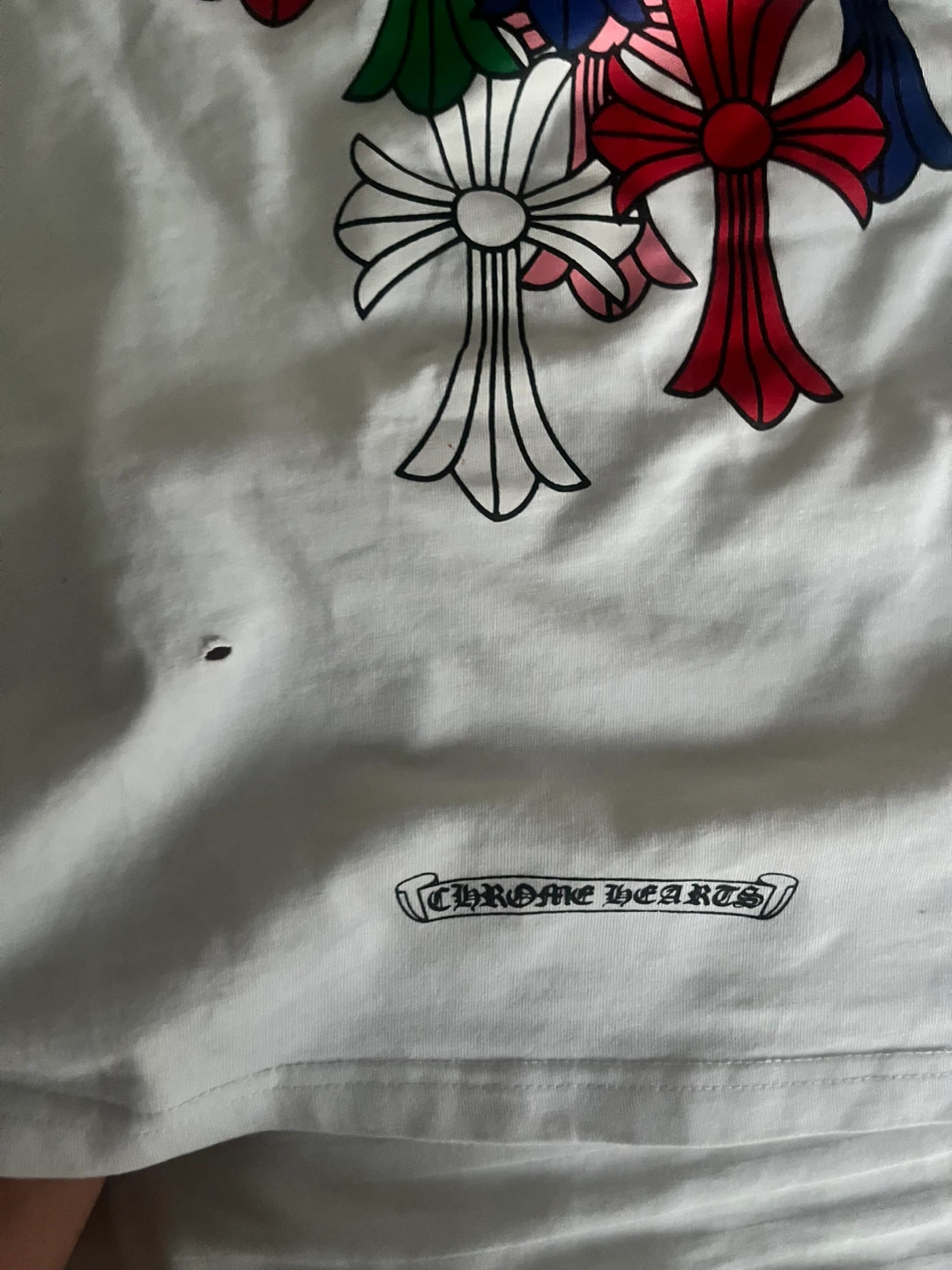 Branded hoodies and Chrome Hearts White T-Shirt - photo 4