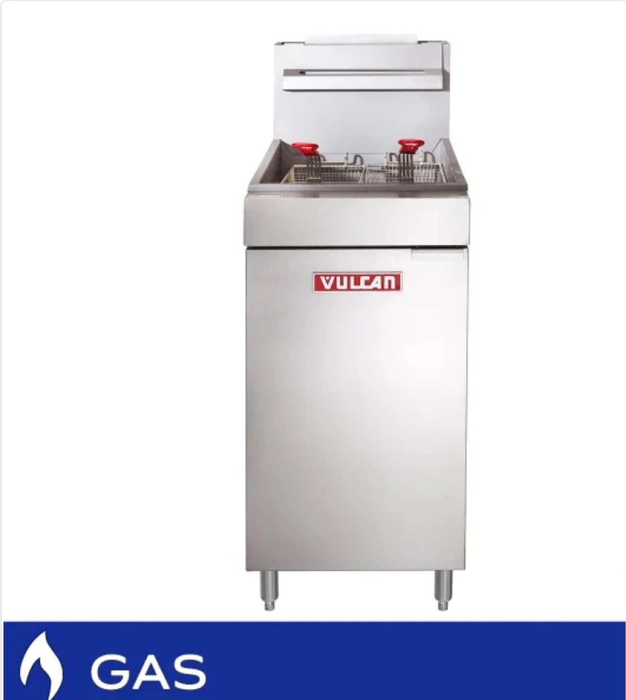 Vulcan 30 in. 40 lb Stainless Steel Commercial Gas Fryer new - photo 2