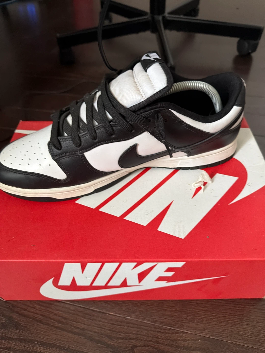 Nike Dunk Low Black White Sneakers - photo 2