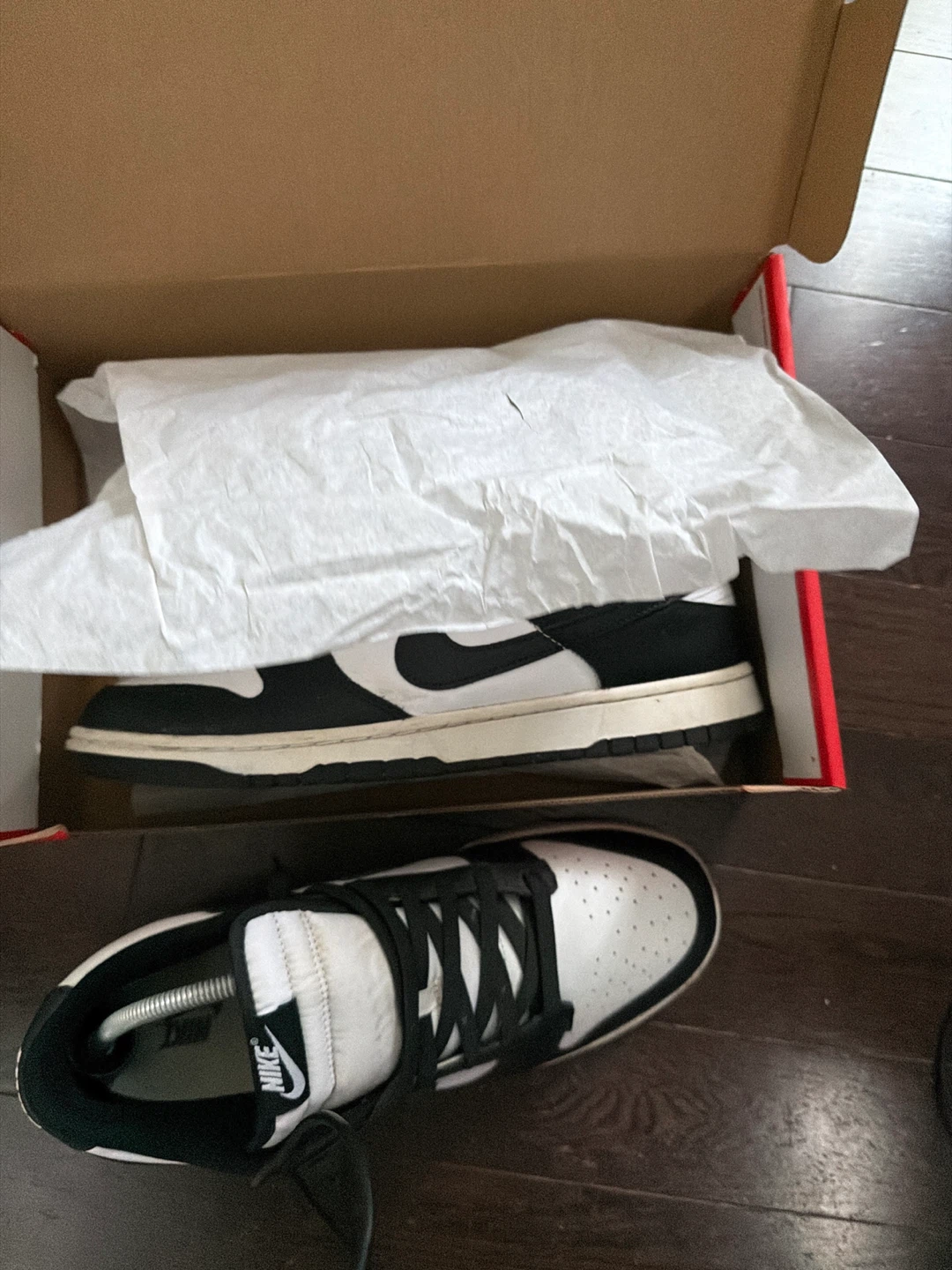 Nike Dunk Low Black White Sneakers - photo 3