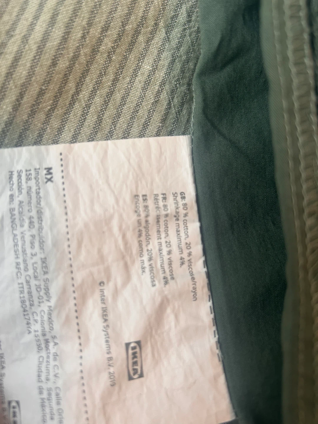 Duvet Cover Pillowcase Set Green (Queen/full double) - photo 5