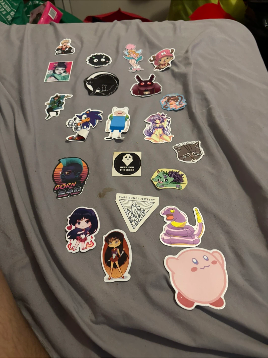 Anime & Gaming Stickers Lot
