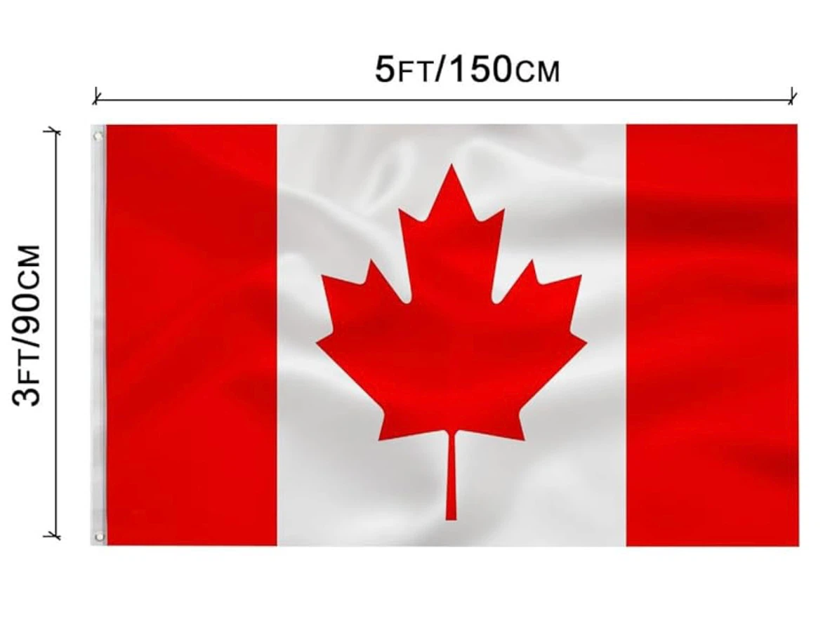 Canadian Flag - 5ft x 3ft - photo 2