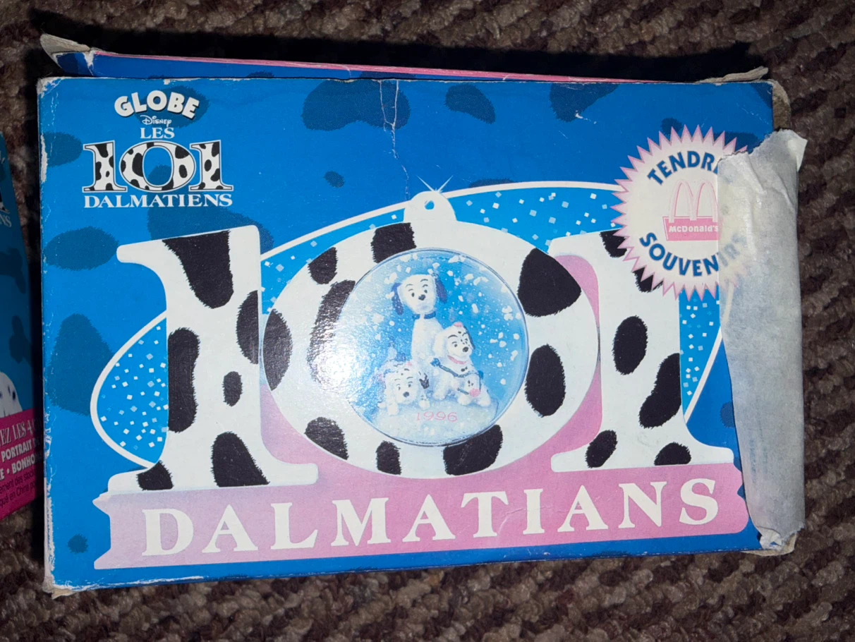 Disney 101 Dalmatians McDonald's Souvenir Globe 1996