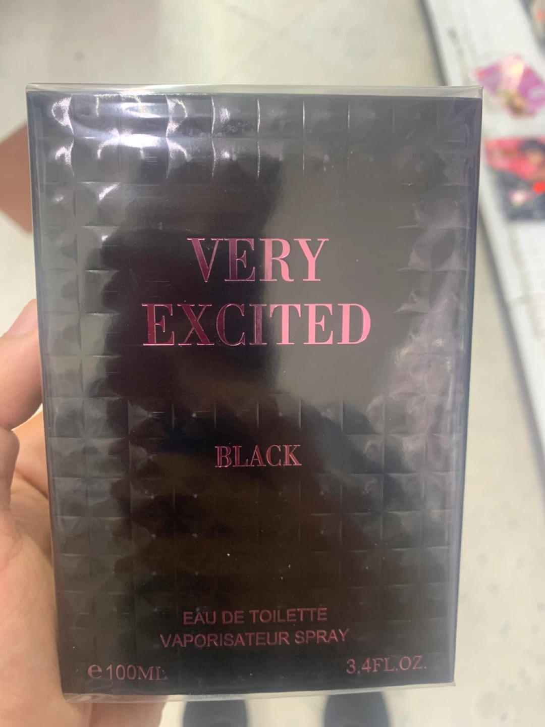 Very Excited Black Eau de Toilette for Men 3.4 fl oz