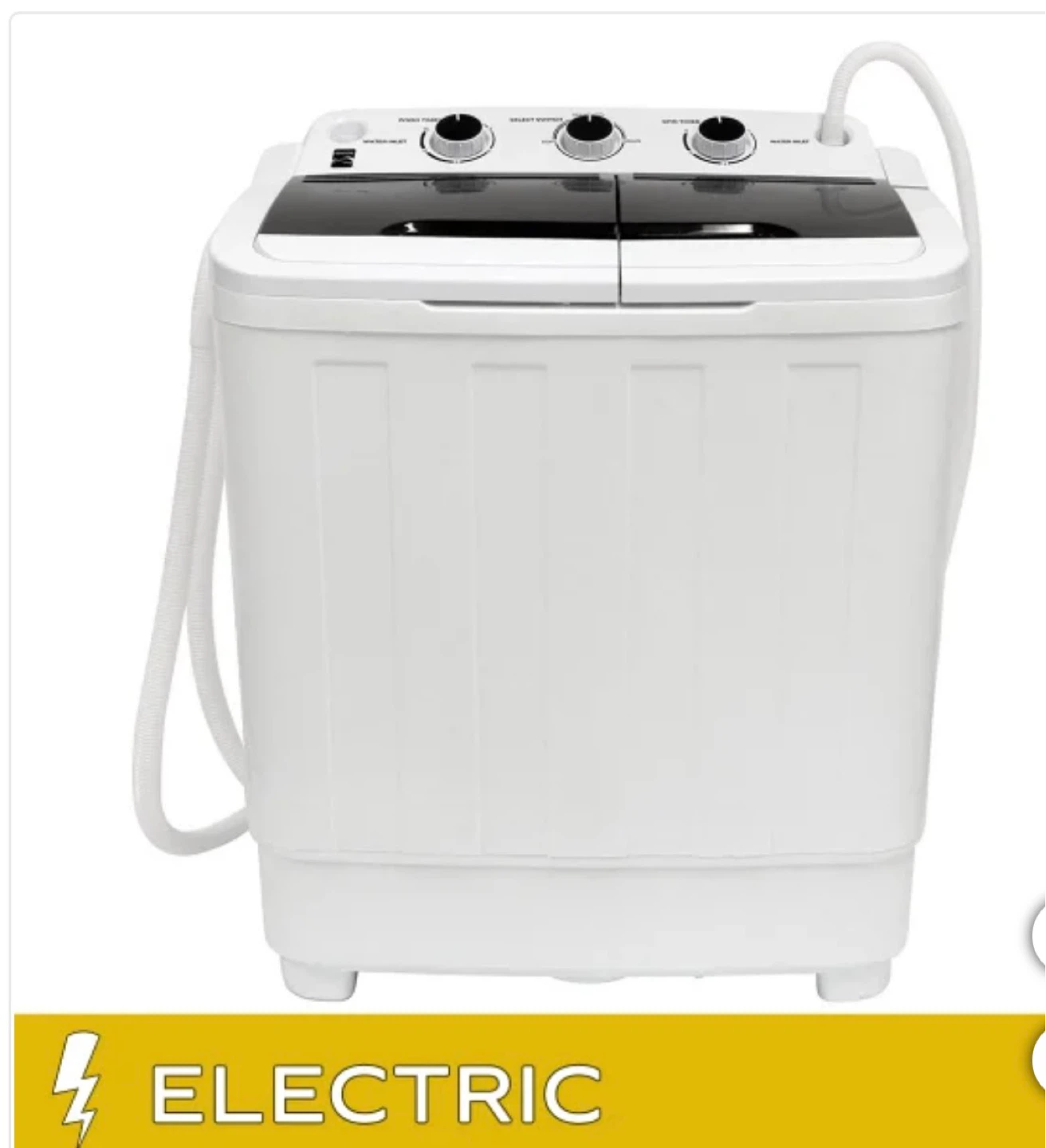 Kenmore 24 in. 2 in 1 Portable Compact Twin Tub Washer