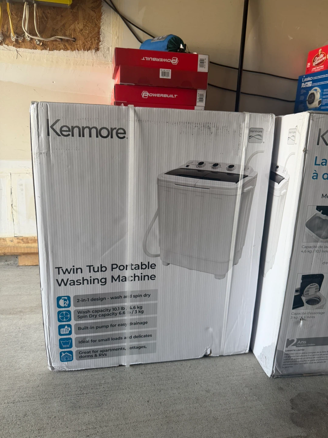 Kenmore 24 in. 2 in 1 Portable Compact Twin Tub Washer - photo 5