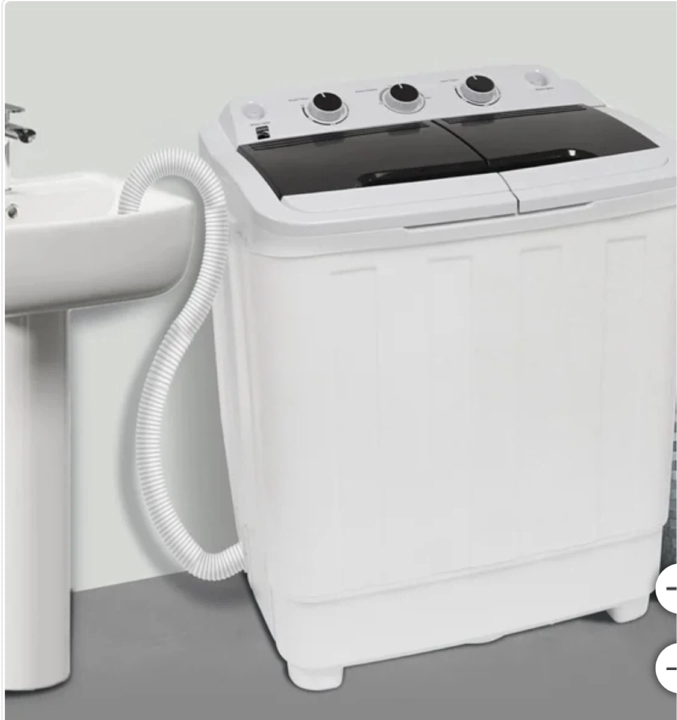 Kenmore 24 in. 2 in 1 Portable Compact Twin Tub Washer - photo 2