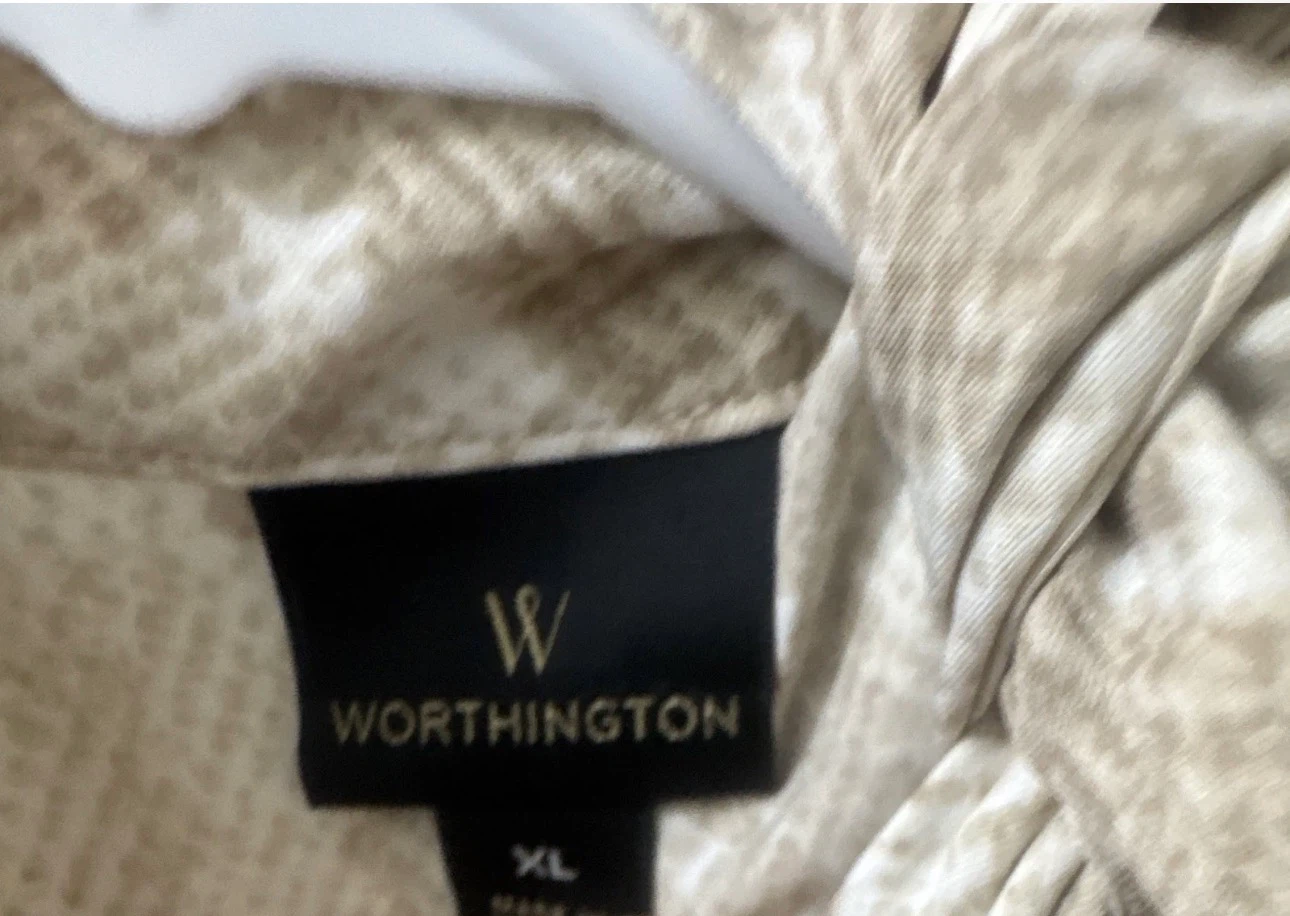 Worthington Women's Sleeveless Snake Print Blouse - photo 2