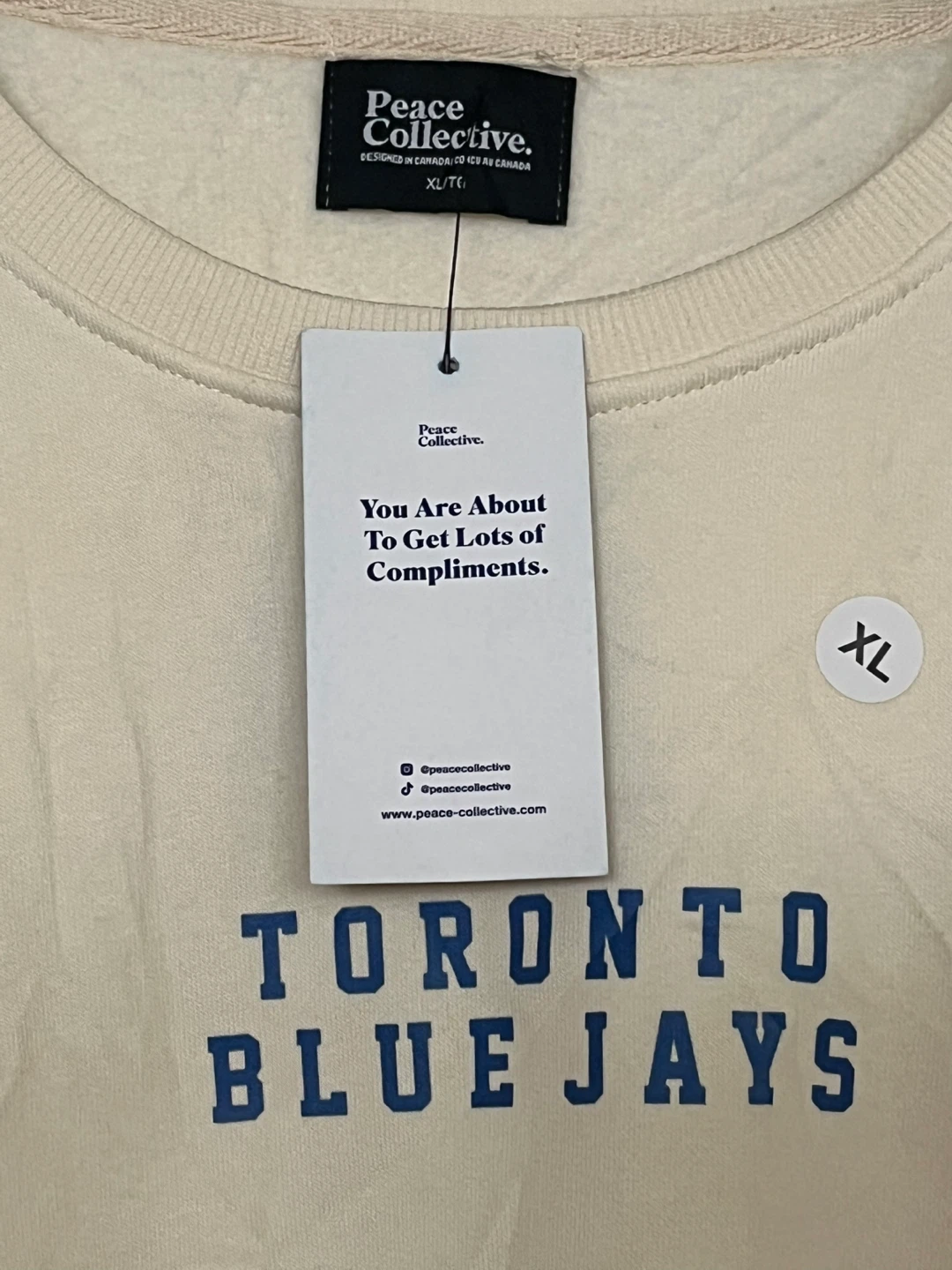 Peace Collective Toronto Blue Jays Crewneck Sweatshirt XL - photo 3
