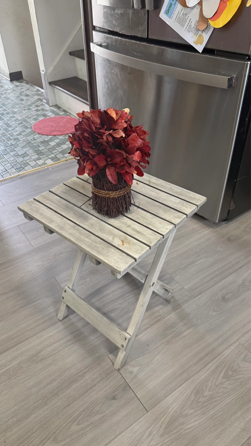 Wooden Folding Side Table