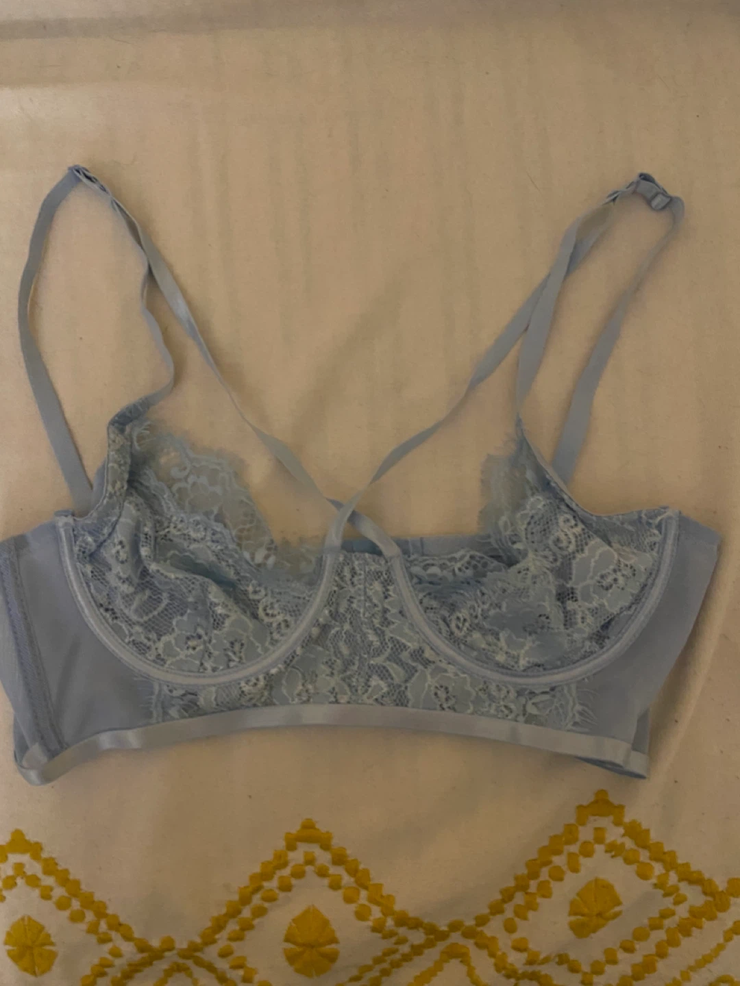 ReVamped Blue Lace Bra