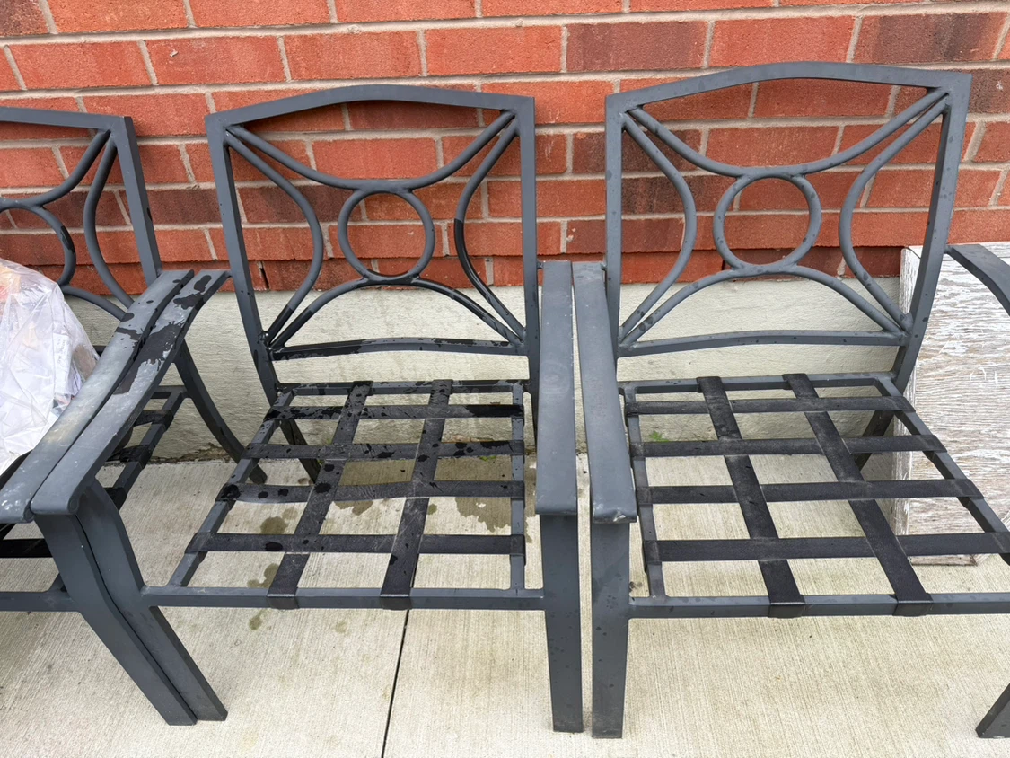 Metal Patio Chairs - Set of 3 - photo 4