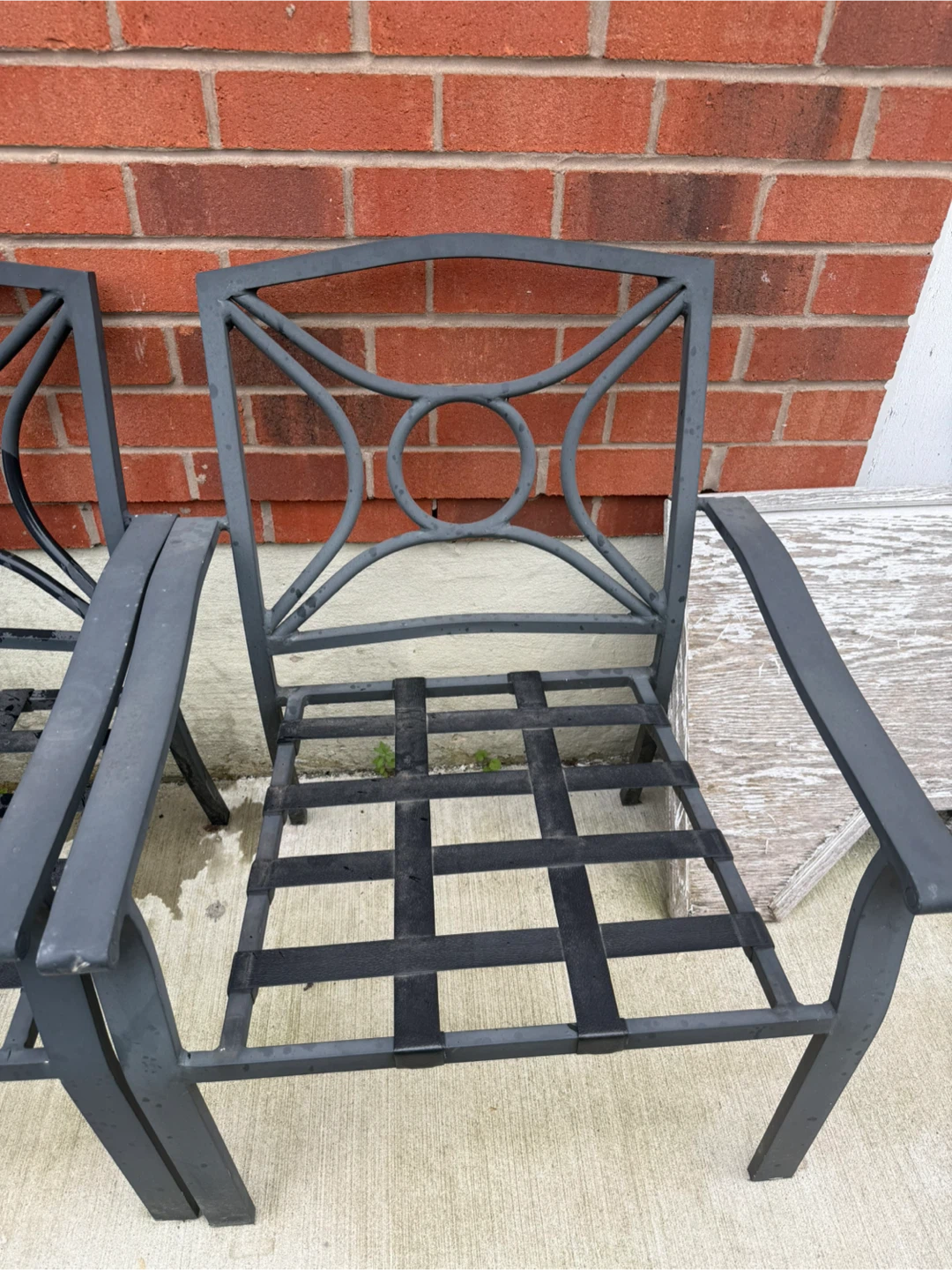Metal Patio Chairs - Set of 3 - photo 5