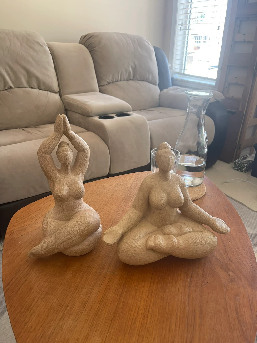 Set of 2 Yoga Poses Figurines