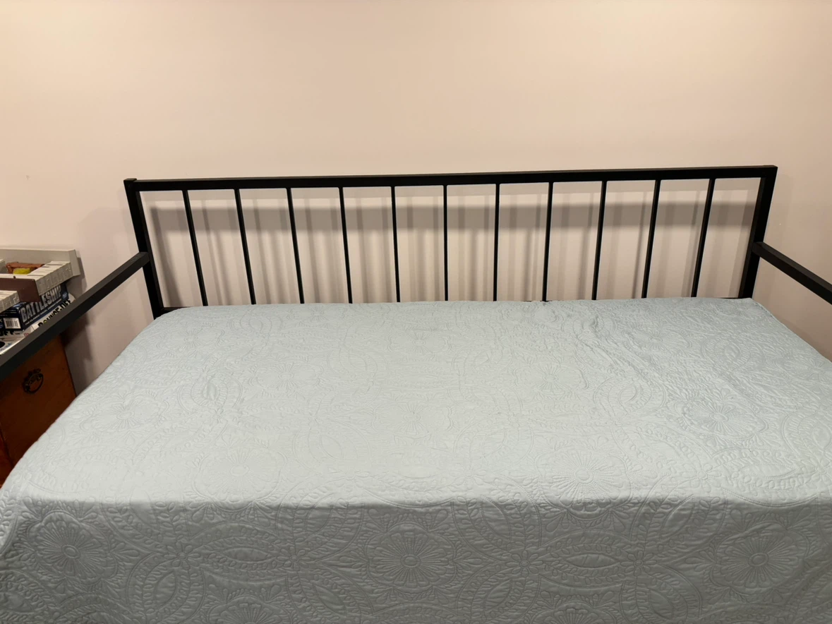 Black Metal Daybed with Trundle - photo 2